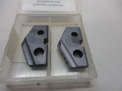 2-PC AME 1-5/32 E6 CARBIDE DRILL INSERTS SERIES#2 T-A C5TIALN NEW  MACHINIST