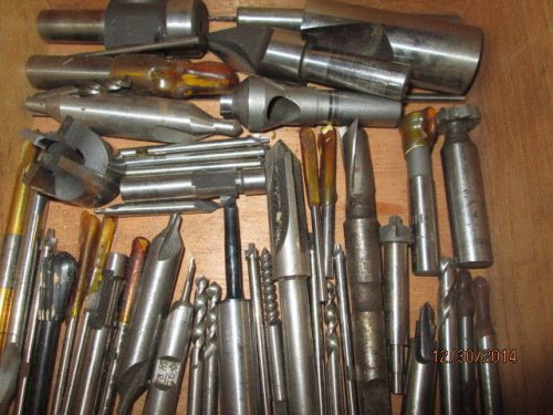 MACHINIST TOOLS LATHE MILL Machinist Lot of Misc. End Mill &amp; Other Cutters