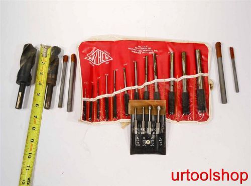 Mayhew 62254 112-K Pilot Punch Kit 12-Piece plus drill bits &amp; punches 6842-328 5