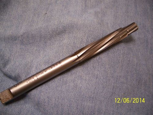 MORSE CARBIDE FLUTE REAMER .5190 DIAMETER PILOT - .6250 DIAMETER  MACHINIST TAPS