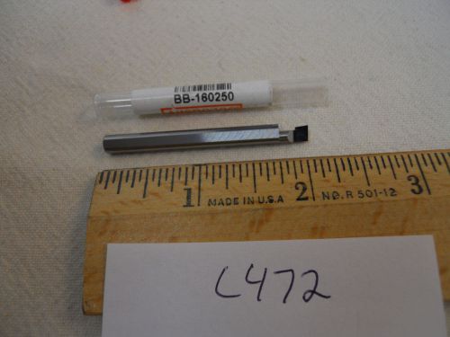 1 NEW MICRO 100 SOLID CARBIDE BORING BAR.   BB-160250             {C472}