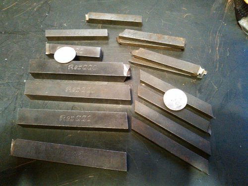 REX  aaa    Lot of 15 Machinist Lathe Cutting Bits