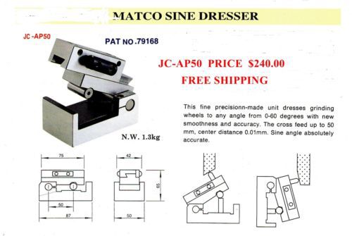 MATCO SINE DRESSER  JC-AP50  BY JEAN CHRENG