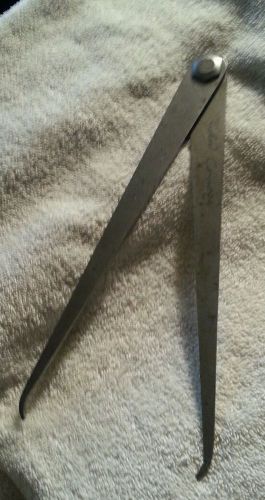 VINTAGE L S Starrett Co large outside caliper 10 1/2&#034;