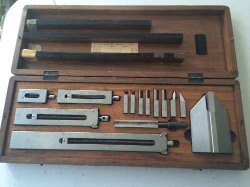 FORD (14) PC. VINTAGE COMPLETE C.E. JOHANSSON JO-BLOCK SNAP GAUGE SET - 1&#034;-9&#034;