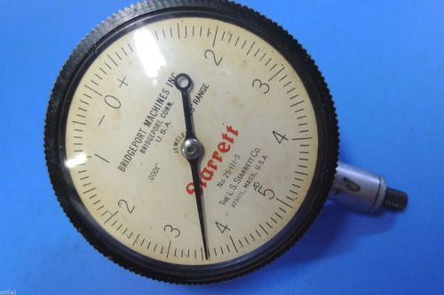 STARRETT No. 25-111-S JEWELED DIAL INDICATOR .0001&#034; range .025&#034;  *13