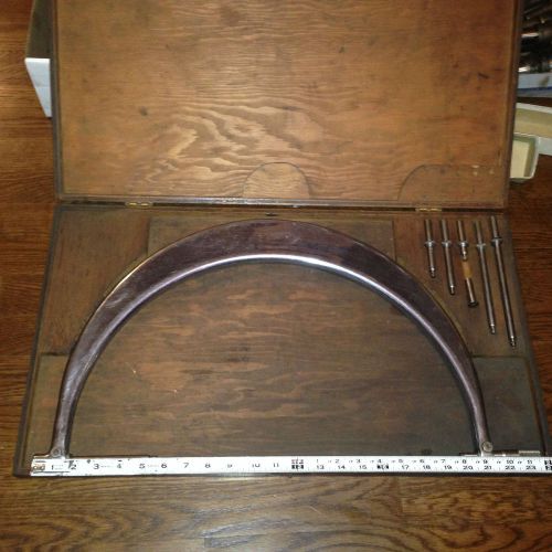 TUMICO TUBULAR OUTSIDE MICROMETER 18&#034; ? ST. JAMES MINN.