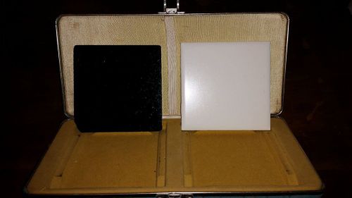 (2) Gardner Black &amp; White Specular 60 deg Gloss Standards 1293-B &amp; 1293-W