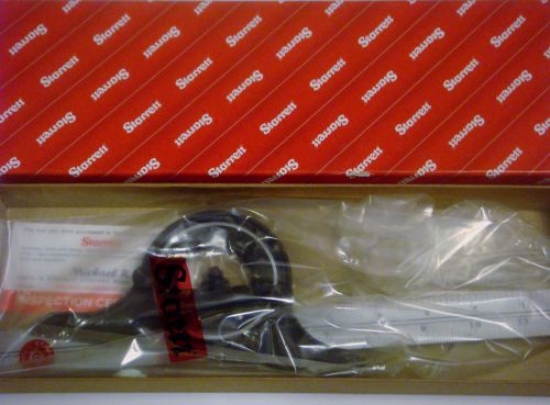 Starrett C491-12-4R Reversible Bevel Protractor W/ Black Wrinkle Finish,