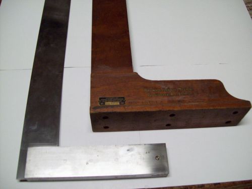 L. S. STARRETT MASTER PRECISION 18&#034;  STEEL SQUARE MODEL # 20