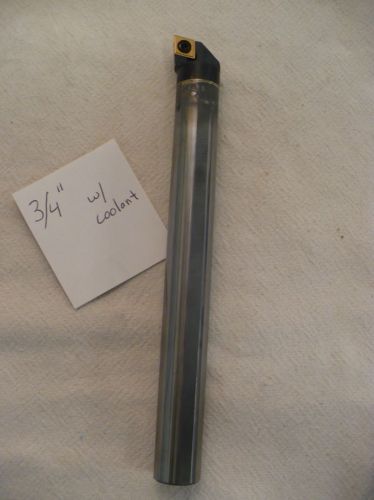 1 NEW 3/4&#034; CARBIDE BORING BAR. TAKES CCMT 32.52 CARBIDE INSERT 6-3/4&#034; OAL {A631}