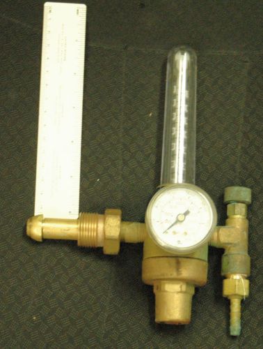 Harris 355-2-ar-580 heavy duty argon co2 flowmeter regulator mig tig welding for sale