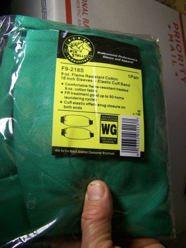 Black stallion, lot of 2  f9-18s green 18 inch fire-resistance cotton sleeves for sale