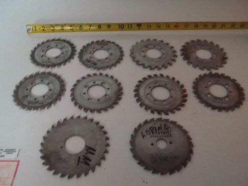 lot of 10 mini circular blade saw gladu royce leuco ect