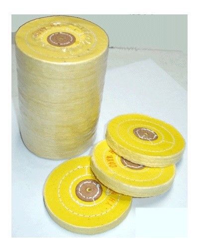 MUSLIN BUFF 4x40 1 DOZ YELLOW