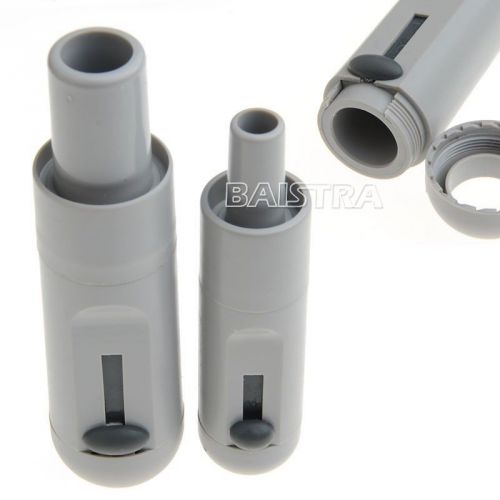 1 Set 2 Pcs  Dental Grey Universal HVE Level Valve Saliva Swivel Suction Handle