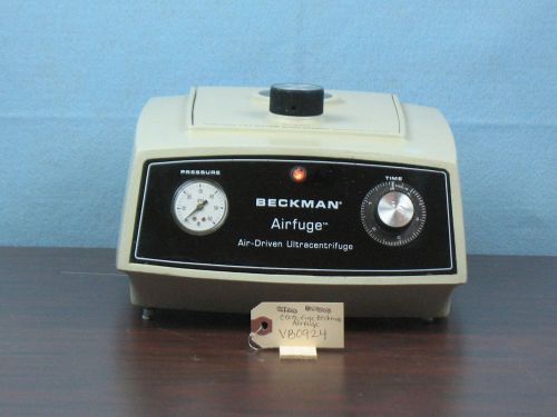 Beckman Coulter Airfuge Air-Driven Ultracentrifuge Centrifuge lab 340400