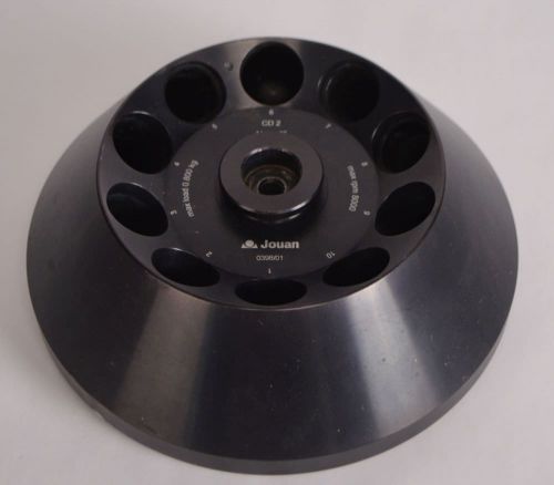 Jouan 11175183 cd2 fixed angle centrifuge rotor 8000 rpm thermo 10 x 50 ml cd 2 for sale
