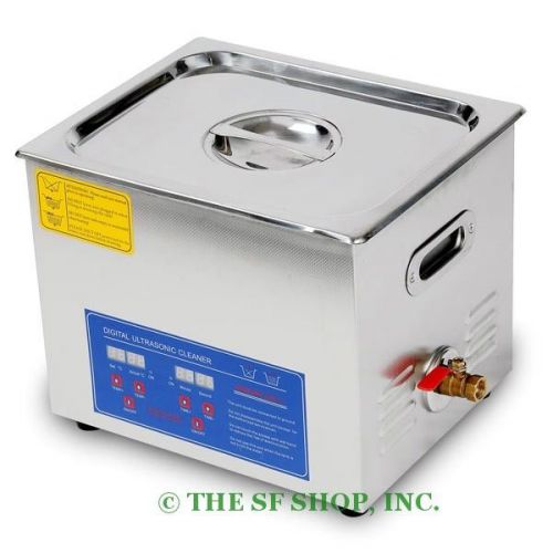 10L Stainless Steel Digital Ultrasonic Cleaner Machine