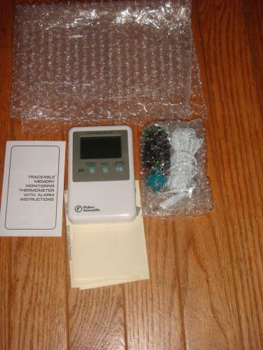 Fisher Scientific Traceable Refrigerator Freezer Alarm Thermometer