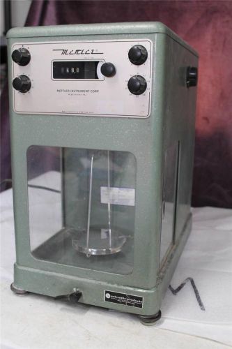 Mettler type b6 enclosed balance scale, appears to be in working condition for sale