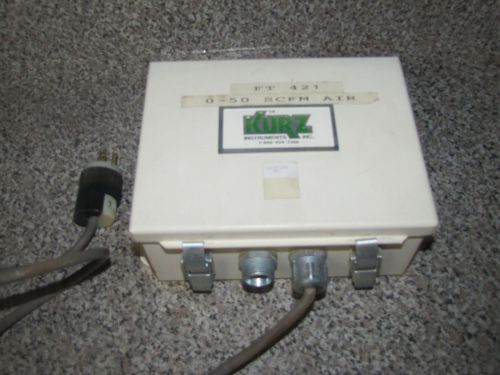 KURZ MODEL 505-9a-02 MASS  FLOWMETER 0-50 SCFM AIR- ii