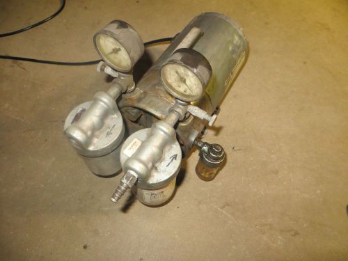 GAST/FISHER SClIENTIFIC ROTARY VANE OIL VACUUM PUMP LR39793 1/3HP