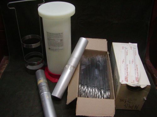 Lot pipet bath &amp; strainer w/ pipetes &amp; canister, pipette,    look! for sale