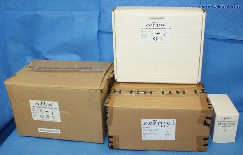 Ge enflow iv fluid blood warmer li-ion charger (10) cartridges ac power supply for sale