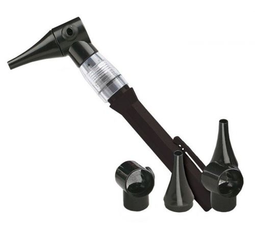 Xenon Pocket Otoscope Black Converts to Pen Light 6000 Candle Power 3X Magnify