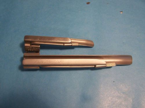 Qty 2 Welch Allyn Sun-Med Laryngoscope Blades Mil 1,2  Help Orphans! DG*