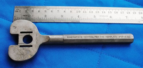 Kinematic II Central Peg Tibial Template Orthopedic