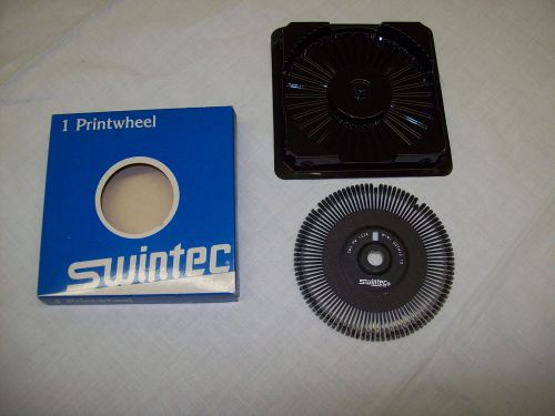 Swintec typewriter printwheel (new) mini gothic 15 for sale