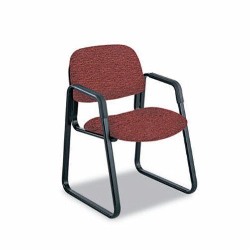 Safco Cava Urth Collection Sled Base Guest Chair, Burgundy (SAF7047BG)