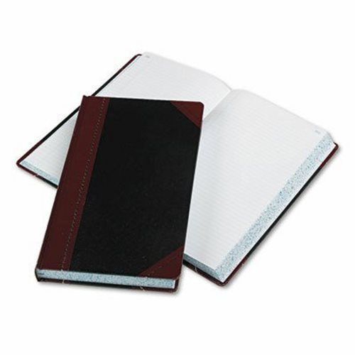 Boorum Account Book, Black/Red, 500 Pages, 14 1/8 x 8 5/8 (BOR9500R)