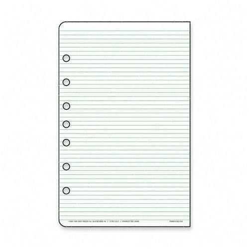 Daytimer Lined Notes for Desk Size Looseleaf Planner 5 1/2x8 1/2 48 Sheets/Pack