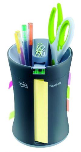 POST-IT, 3M, SCOTCH  Vertical Compact Desk Organizer - Black (C-75 )