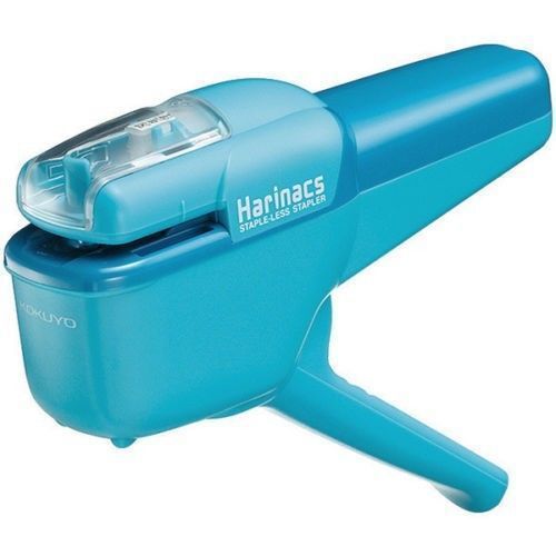 Kokuyo Harinacs Stapleless Stapler 10 Sheets Blue SLN-MSH110LB JAPAN NEW