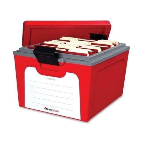 Sentry Safe GB20L Guardian Storage Box Ltr/Lgl 12-3/5inx19-4/5inx15-4/5in Red