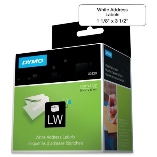 DYMO 30320 LABELS ADDRESS 1 1 8&#034; X 3 1