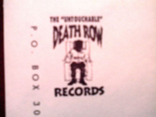 DEATH ROW RECORDS RARE!!! ENVELOPE NEW SUGE KNIGHT TUPAC 2PAC THA ROW SNOOP