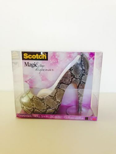 New Scotch Magic Tape Dispenser Snakeskin High Heel Invisible tape Lightweight