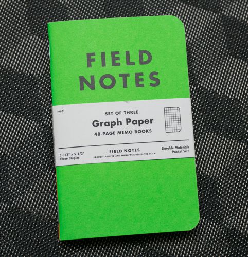 Field notes brand neon ice pops 3 pack summer 2010 rare! for sale