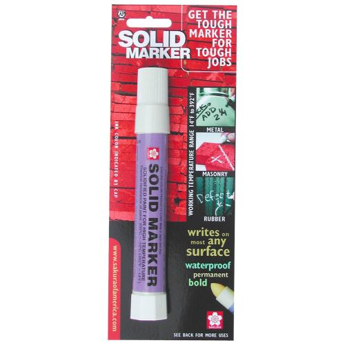 Sakura Solid Paint Marker 13mm width WHITE 1ea, use on glass/wood/metal