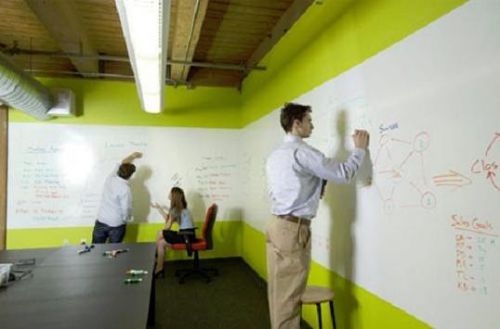 SUPER LARGE STICK ON WHITEBOARD 5000 x 90 cm OFFICE CLASSROOM