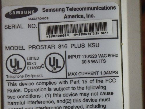 Samsung prostar 816 16 button lcd display for sale