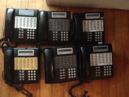 Lot of 6 Avaya Lucent Partner Acs 34d Series I Euro Display Phones for refurb