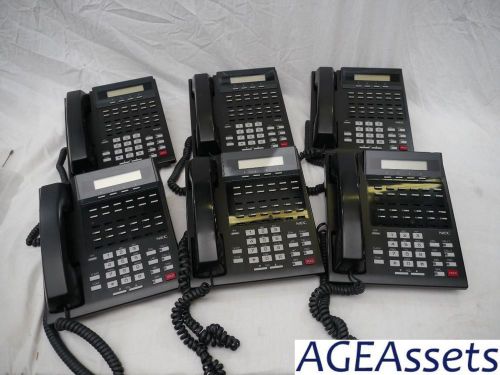 NEC NITSUKO TIE 92753A 92753 124i 384i LCD DISPLAY PHONE DX2NA-12CTXH (LOT OF 6)