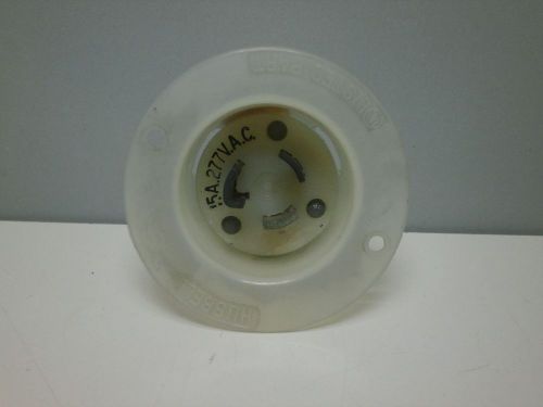 Hubbell 4786C Turn-Twist-Locking Flanged Inlet Plug 15A 277V L7-15P