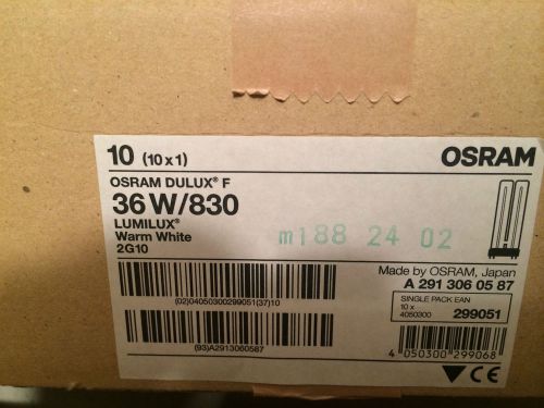 osram 36w/830 2g10 lot of 10